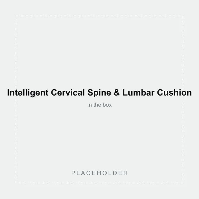 Placeholder image of the Intelligent Cervical Spine & Lumbar Cushion box contents