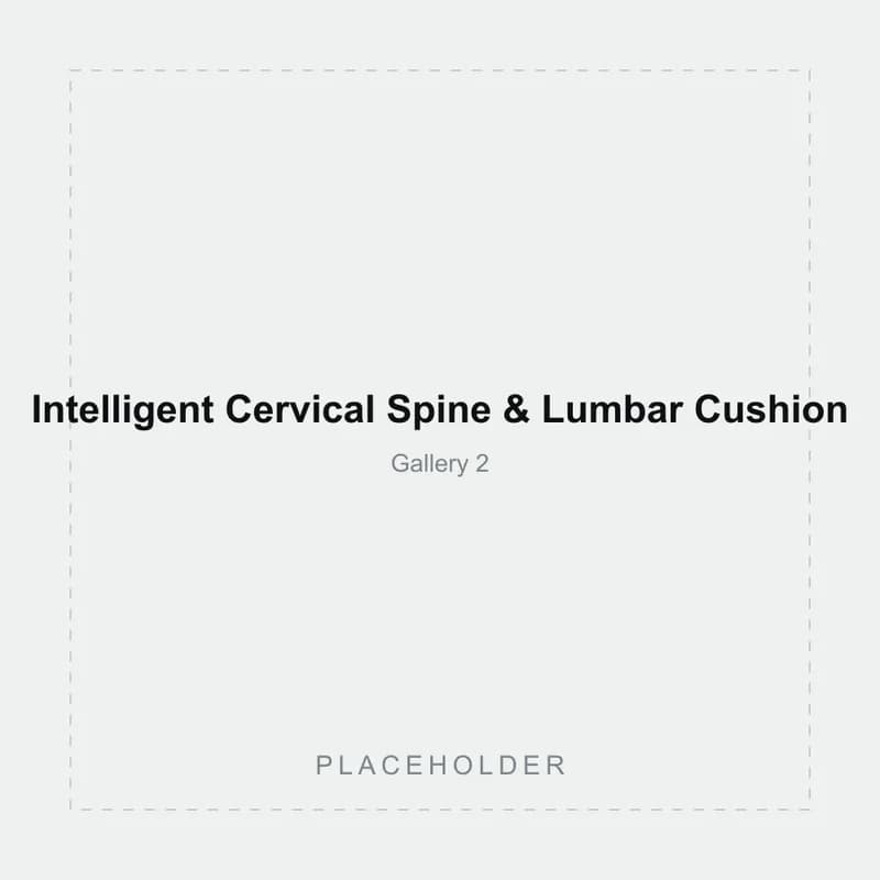 Placeholder gallery image 2 of the Intelligent Cervical Spine & Lumbar Cushion