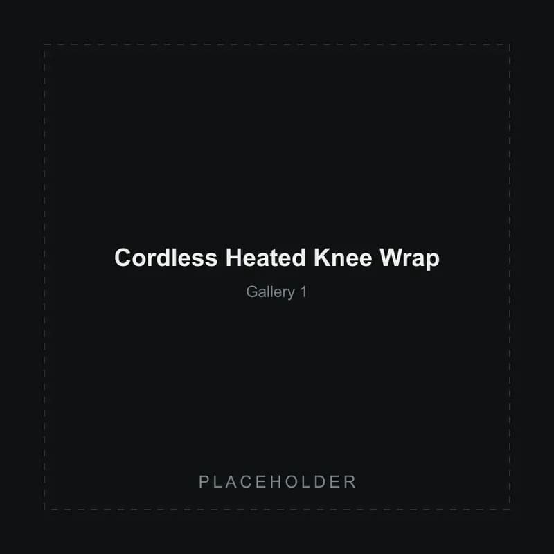 Placeholder gallery image 1 of the Cordless Heated Knee Wrap