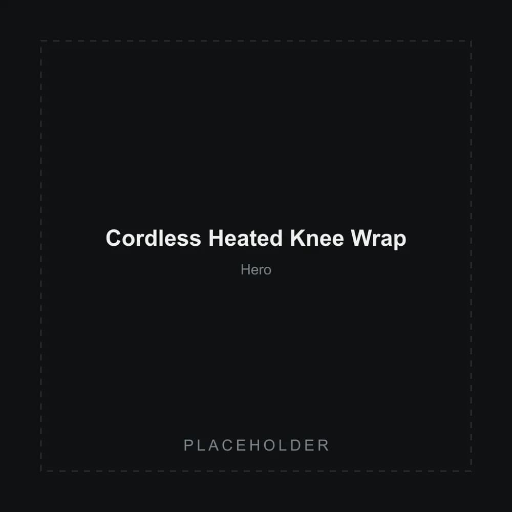 Placeholder image of the Cordless Heated Knee Wrap