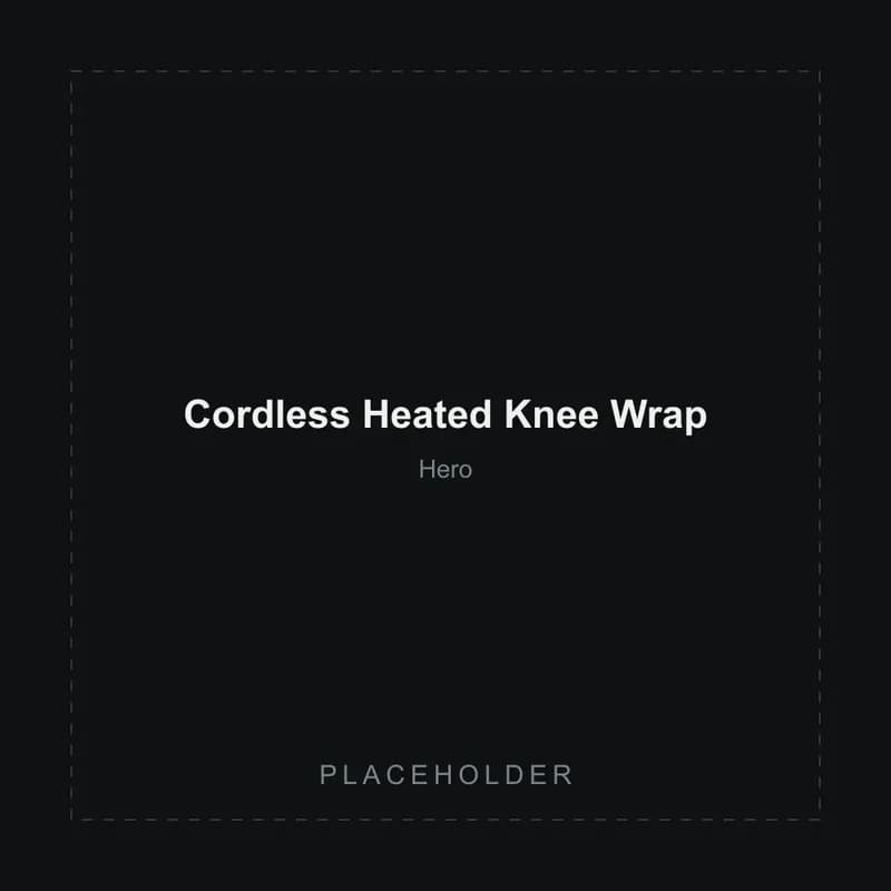 Placeholder image of the Cordless Heated Knee Wrap